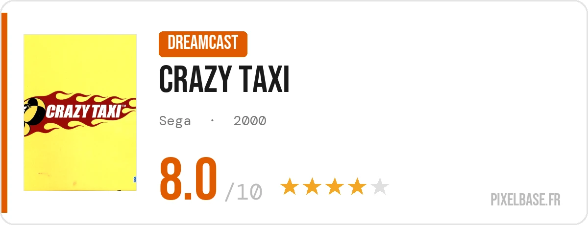 Crazy Taxi — Dreamcast